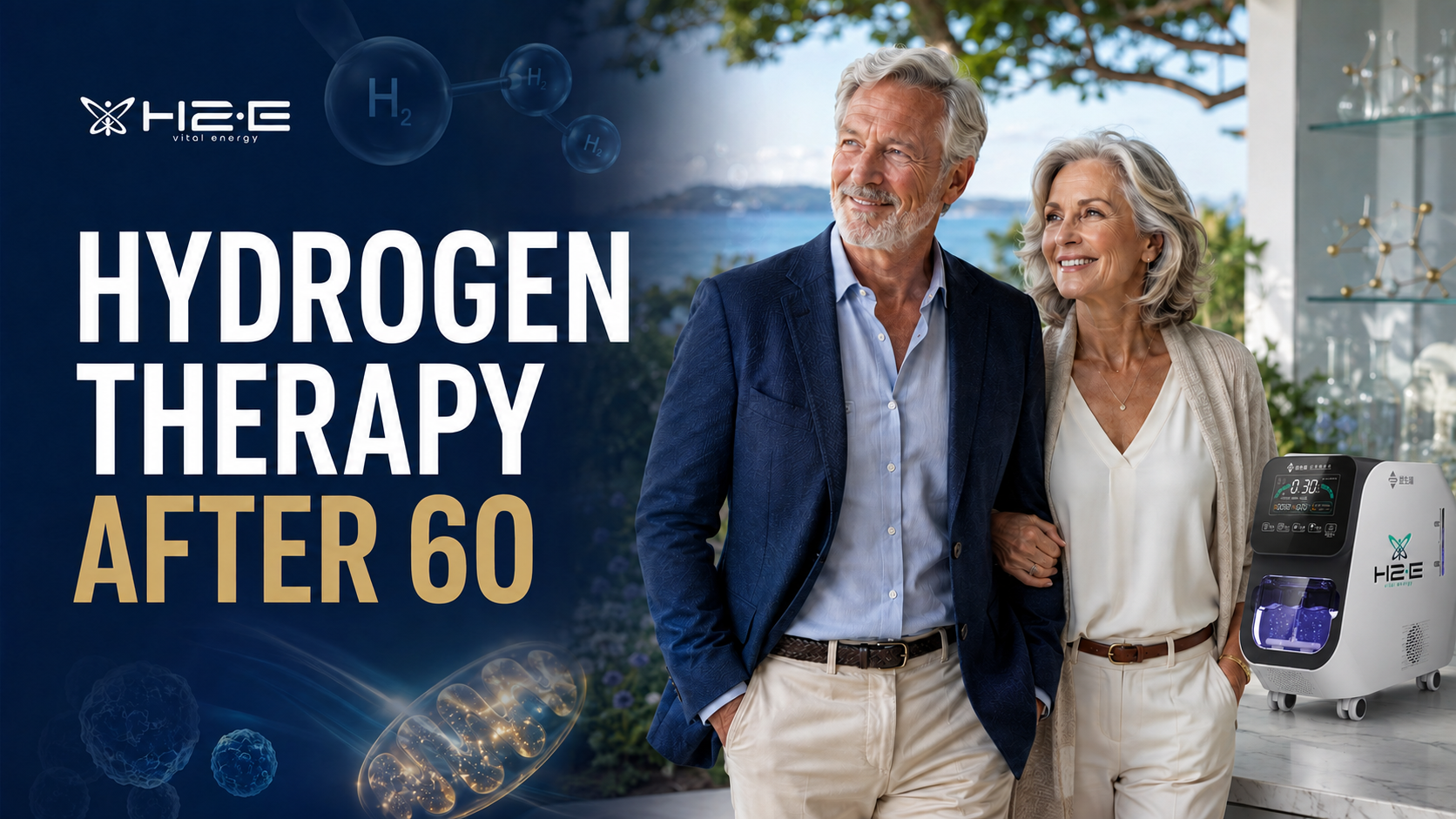 Active adults over 60 exploring molecular hydrogen therapy as part of a healthy-ageing lifestyle