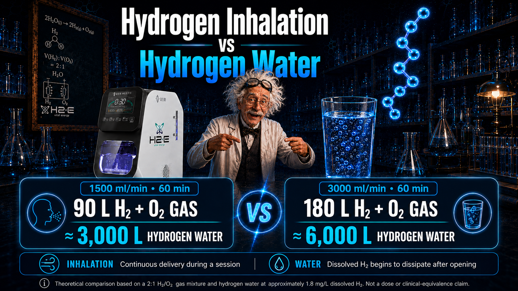 60-minute session on our 1500 ml/min 